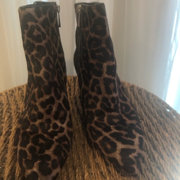 Michael Kors Calf Hair Ankle Boots - Picture 1 of 4